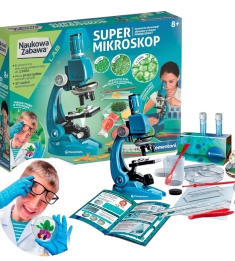 Clementoni | Super Mikroskop Naukowa Zabawa Clementoni | Super Mikroskop Naukowa Zabawa