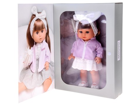 Urocza Lalka Jaśminka z długimi włosami 38cm w eleganckim ubranku ZA5876