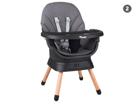 Wielofunkcyjny fotel obracane krzesełko do karmienia 6w1 dla dzieci ZA5659