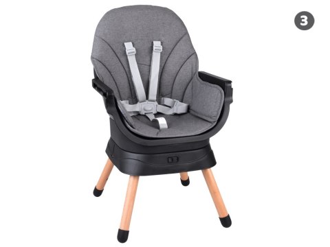 Wielofunkcyjny fotel obracane krzesełko do karmienia 6w1 dla dzieci ZA5659