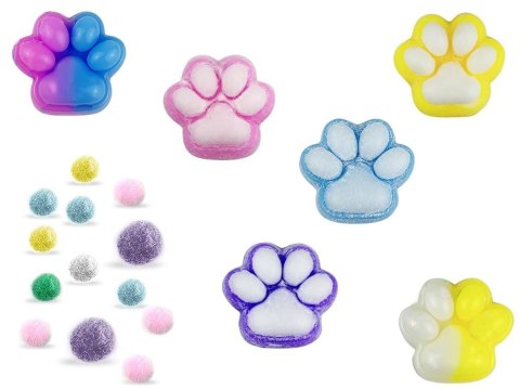 Zestaw kreatywny seria: Zrób to sam KOCIE ŁAPKI GLUTY - breloki 3D ZA5982