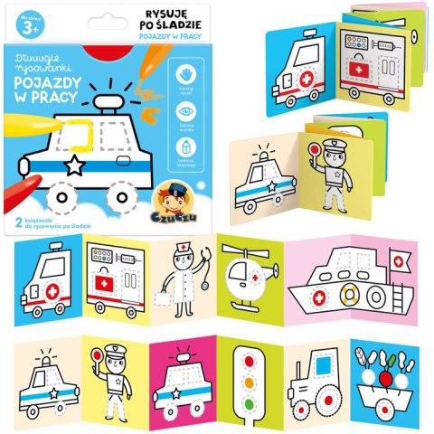 CzuCzu Dłuuugie rysowanki Pojazdy w pracy ZA4226 CzuCzu Dłuuugie rysowanki Pojazdy w pracy ZA4226