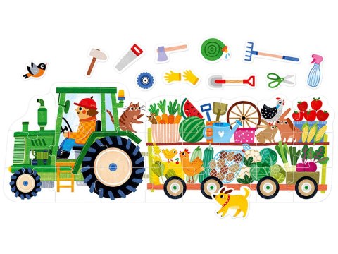 CzuCzu Moto puzzle Traktor moto puzzle dla dzieci 24 elementy ZA5555 CzuCzu Moto puzzle Traktor moto puzzle dla dzieci 24 elementy ZA5555