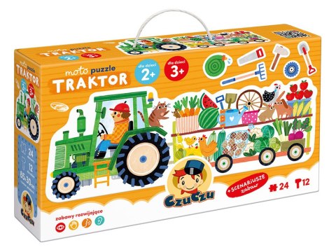 CzuCzu Moto puzzle Traktor moto puzzle dla dzieci 24 elementy ZA5555 CzuCzu Moto puzzle Traktor moto puzzle dla dzieci 24 elementy ZA5555