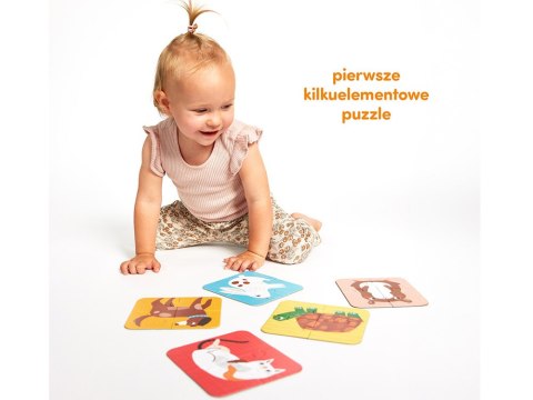 CzuCzu Nasi przyjaciele Puzzle na cztery zwierzątka 5 układanek 2+ ZA5554 CzuCzu Nasi przyjaciele Puzzle na cztery zwierzątka 5 układanek 2+ ZA5554