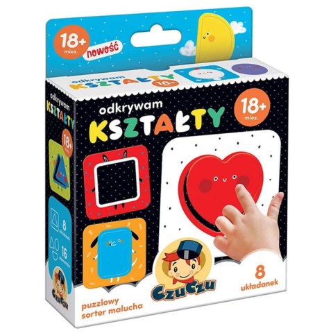 CzuCzu Odkrywam kształty układanka 18m+ ZA4043 CzuCzu Odkrywam kształty układanka 18m+ ZA4043