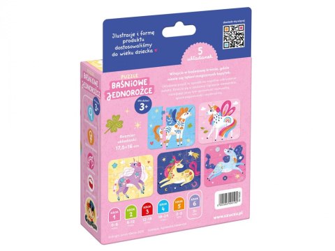 CzuCzu Puzzle Baśniowe Jednorożce 3+ ZA6097
