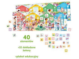 CzuCzu Puzzle Co robimy w przedszkolu 40 elementów 3+ ZA6100