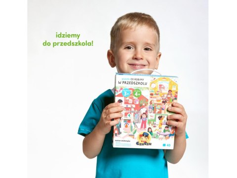 CzuCzu Puzzle Co robimy w przedszkolu 40 elementów 3+ ZA6100