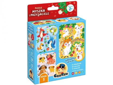 CzuCzu Puzzle Myszka i Przyjaciele - Układanka i memorki 2+ ZA5663