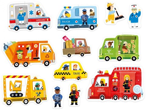 CzuCzu Puzzle do pary 18m+ AUTA ZA5661