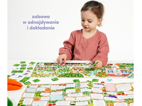 CzuCzu Puzzle edukacyjne Co rośnie w ogródku 40ele + plakat ZA5144