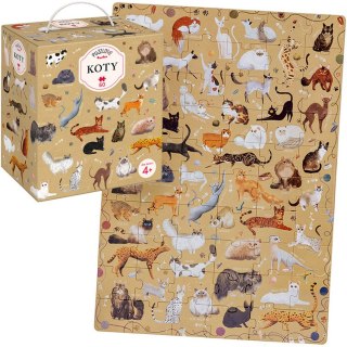 CzuCzu Puzzlove Duże puzzle KOTY 60 elementów ZA5618