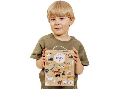 CzuCzu Puzzlove Duże puzzle KOTY 60 elementów ZA5618