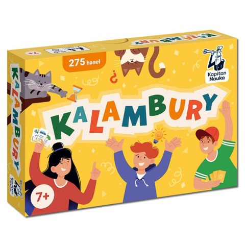 Kapitan Nauka Towarzyska gra karciana KALAMBURY 275 haseł - zgaduj! GR0736