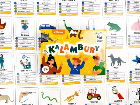 Kapitan Nauka Towarzyska gra karciana KALAMBURY 275 haseł - zgaduj! GR0736