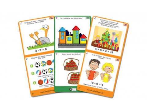 Kapitan Nauka Zagadki obrazkowe - Matematyka zadania 6-9 lat KS0886