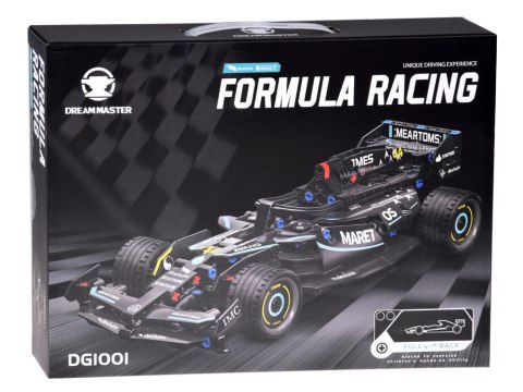 Klocki techniczne BOLID Formuła 1 268-ele napęd pull back naklejki ZA5728