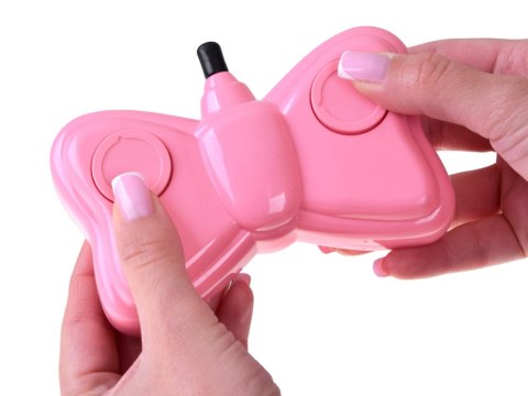 Zdalnie Sterowany Samochód Różowy Cabrio Duże Auto ze Światłami RC0713