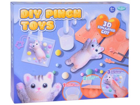 Zestaw kreatywny seria: Zrób to sam KOTY GLUTY - antystresowy brelok ZA5984