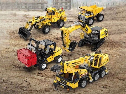 CaDA klocki techniczne konstrukcyjne 658ele DŻWIG ruchome elementy ZA5690