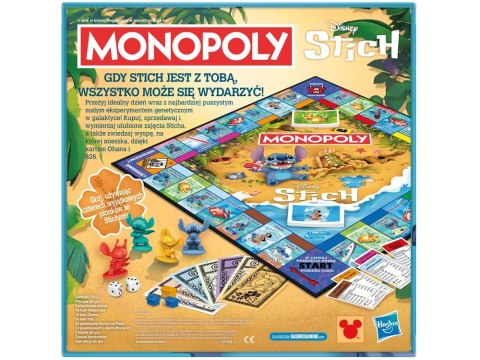 Hasbro Planszowa gra Monopoly: Disney Stich (edycja polska) GR0823