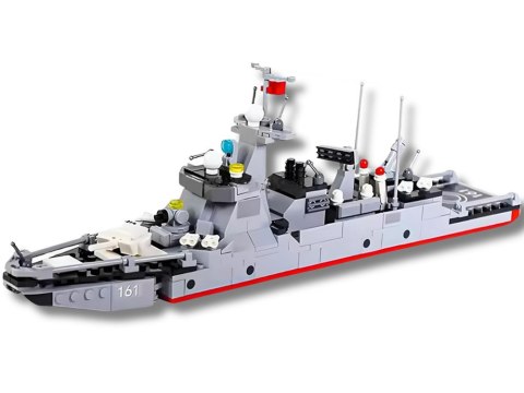 Klocki Techniczne Wange Okręt Type 052D Destroyer Statek 376ele ZA5673