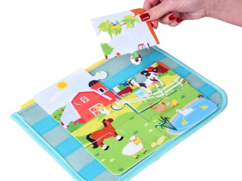 Książka manipulacyjna Montessori - 28 sensorycznych aktywności ZA5943