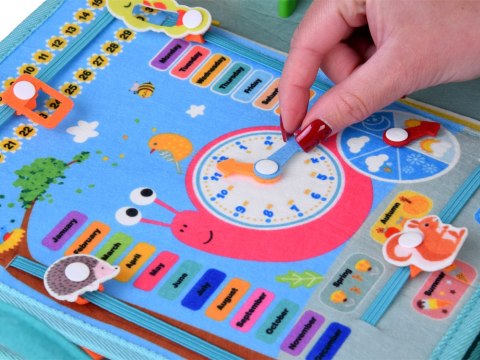 Książka manipulacyjna Montessori - 28 sensorycznych aktywności ZA5943
