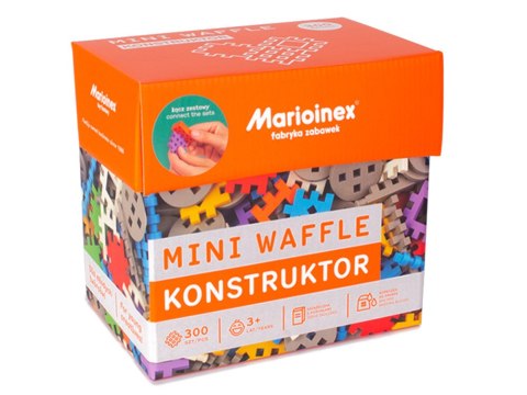 Marioinex Klocki Wafle mini 300-ele.w Konstruktor ZA4893
