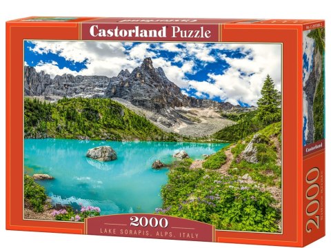 Puzzle 2000-elementów Lake Sorapis, Alps, Italy C-201006-2
