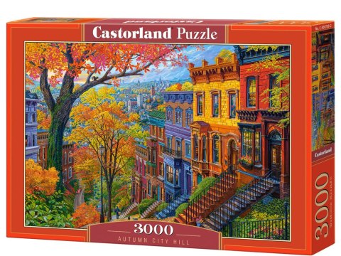 Puzzle 3000-elementów Autumn City Hill C-300709-2