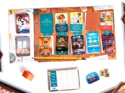 Rebel Rodzinna gra planszowa DOMEK o urządzaniu wnętrz z sercem i wyobraźnią GR0783