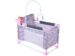 Zestaw dla Lalek 2w1 Łóżeczko i Krzesełko do karmienia Sweet Dream ZA5918