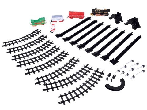 Interaktywna KOLEJKA ŚWIĄTECZNA na choinkę + muzyka i światło ZA5905