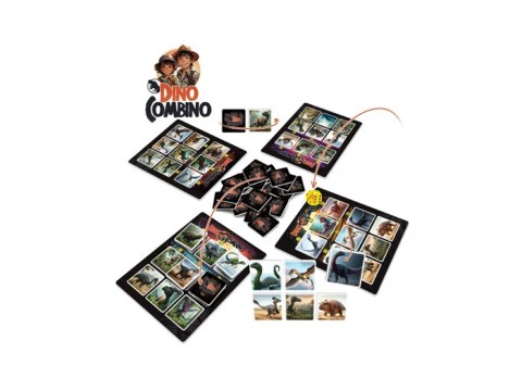 Jawa Pamięciowa gra planszowa DINO Combino - dinozaury GR0714