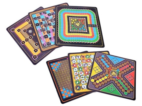 Jawa Zestaw 25 GIER planszowych i karcianych dla całej rodziny GR0380