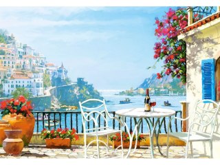 Puzzle 1000-elementów Mediterranean Wine for Two C-105007-2