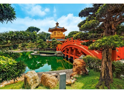Puzzle 1000-elementów Nan Lian Garden, Hongkong C-104932-2