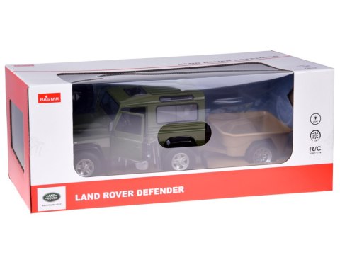 Rastar auto zdalnie sterowane Land Rover Defender 1:14 pilot ośw RC0712