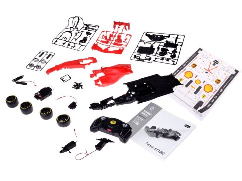Rastar model do złożenia Ferrari SF1000 1:16 bolid na pilota RC0706