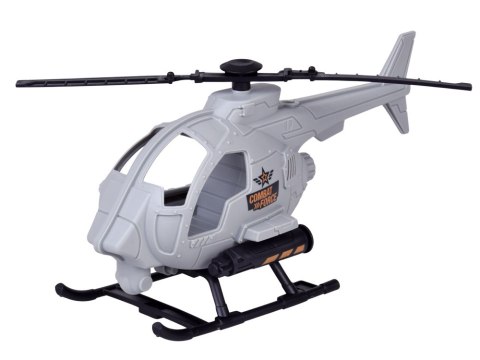 Duży zestaw militarny czołg myśliwiec helikopter + żołnierz ZA5752