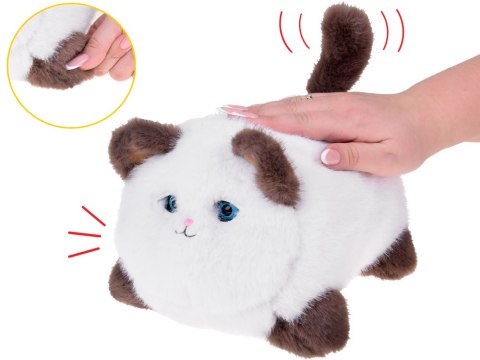 Interaktywny kotek PUSZEK - miauczy mruczy i rusza oczkami + nagrywa ZA5480