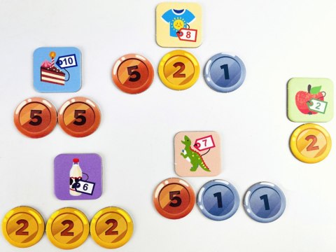 Kapitan Nauka Gra edukacyjna W sklepie - baw się w zakupy i ćwicz liczenie GR0820