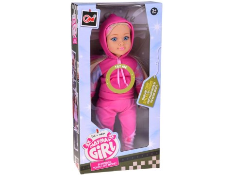 Lalka w dresie 48 cm z długimi blond włosami - sportowa stylizacja ZA5844