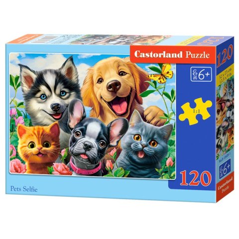 Puzzle 120-elementów Pets Selfie B-13609-1