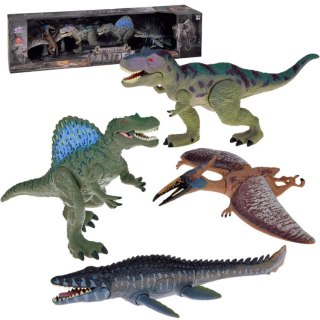 Zestaw figurek duże dinozaury 4 sztuki figurki ruchome elementy ZA5689