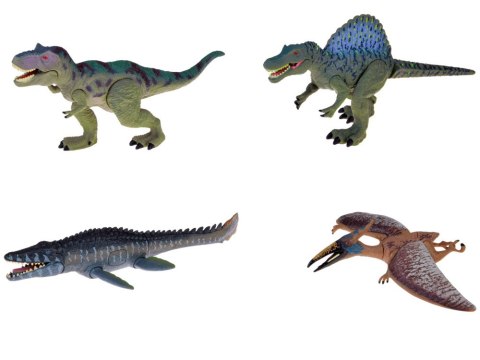 Zestaw figurek duże dinozaury 4 sztuki figurki ruchome elementy ZA5689