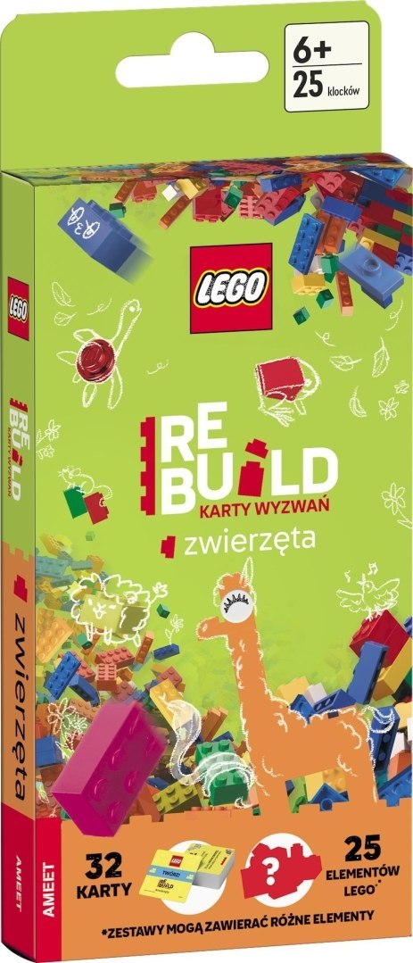 Ameet: LEGO Books - Rebuild. Karty Wyzwań: Zwierzęta