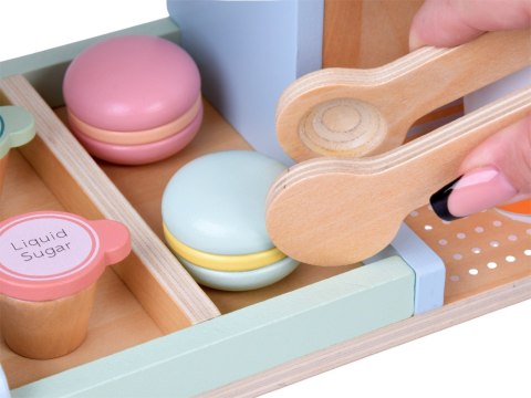 Drewniana Kawiarnia Lodziarnia - Zestaw Zabawowy z Desery Lody ZA5937